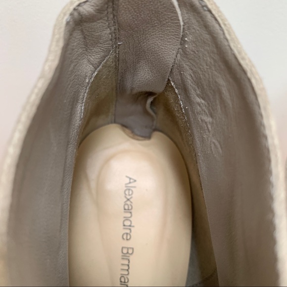 Alexandre Birman Gray Suede Platform Heeled Booties size 6 - Picture 7 of 12